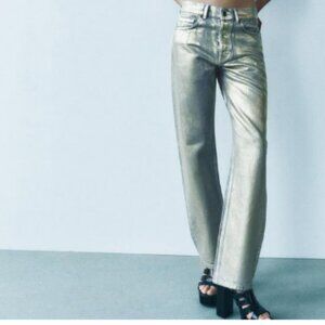 JEANS ZW COLLECTION RELAXED MID WAIST FOIL ZW COLLECTION